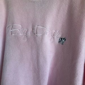 4x big dogs fleece sweatshirt